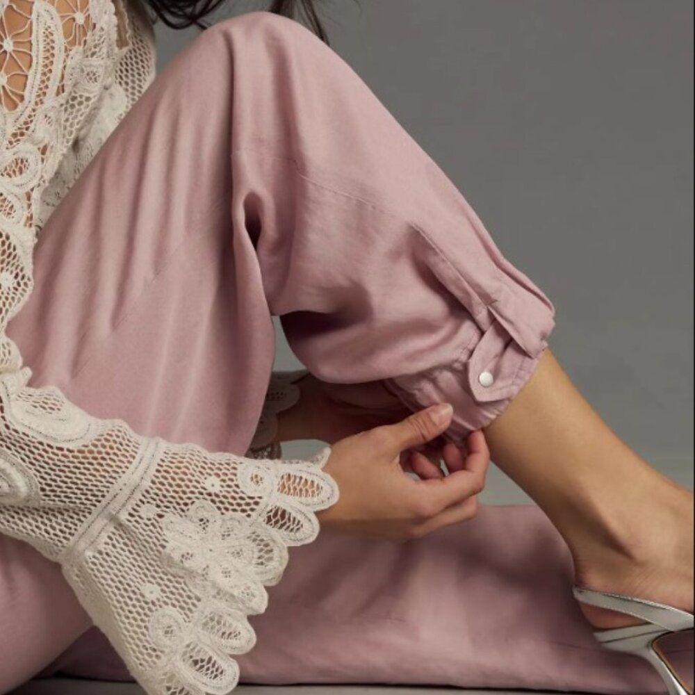 By Anthropologie Cinched Hem Trousers - Picture 4 of 9